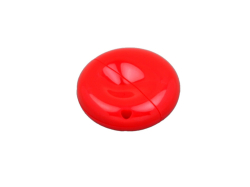 Флешка промо круглой формы, 16 Гб, красный