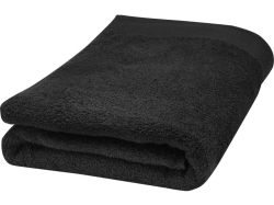 Полотенце для ванны Ellie из хлопка плотностью 550 г/м² и размером 70x140 см, черный