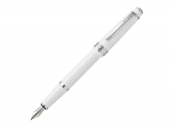 Перьевая ручка Cross Bailey Light White, перо ультратонкое XF, белый