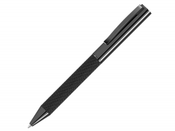 Ручка металлическая шариковая из сетки MESH, стальной/черный