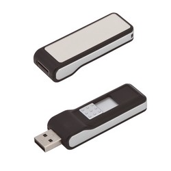 Флеш-карта "Зажигай" USB 8GB зеркальная со светящимся логотипом