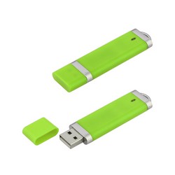Флеш-карта USB 8GB "Абсолют", зеленое яблоко