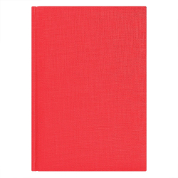 Ежедневник недатированный City Flax 145х205 мм, без календаря, красный