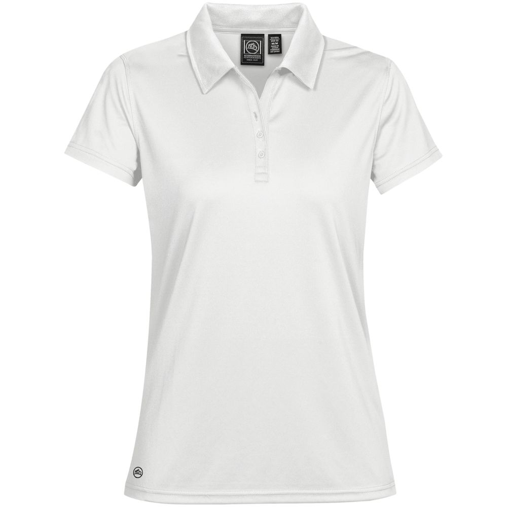 Рубашка поло женская Eclipse H2X-Dry белая, размер XS