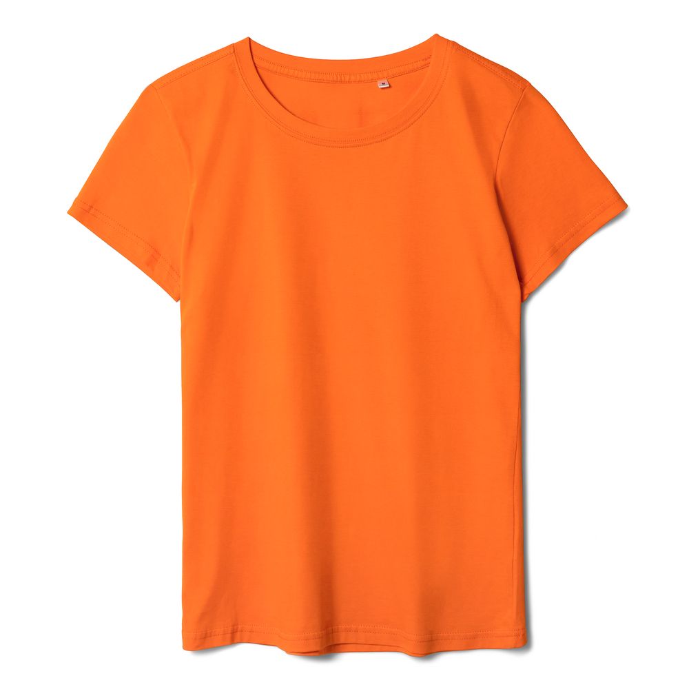 Футболка женская T-bolka Lady оранжевая, размер S