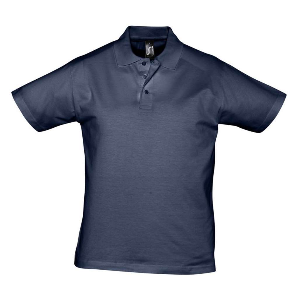 Рубашка поло мужская Prescott men 170 кобальт (темно-синяя), размер XXL