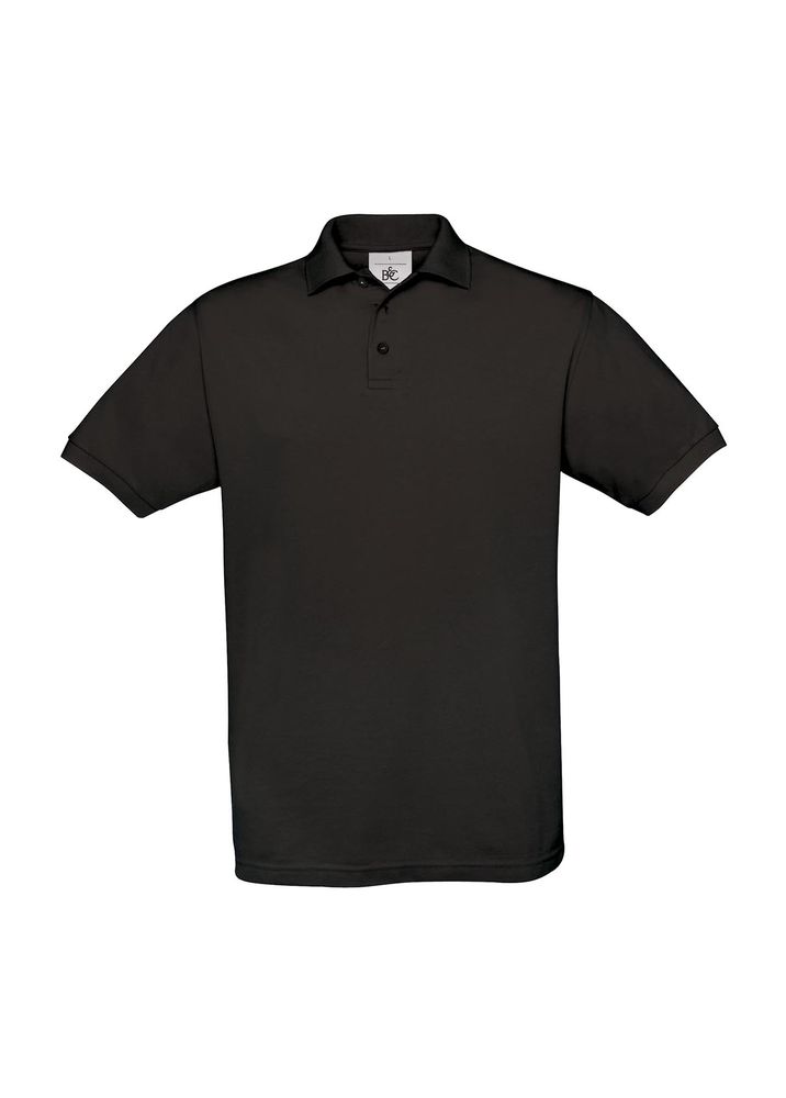 Рубашка поло Safran черная, размер XL