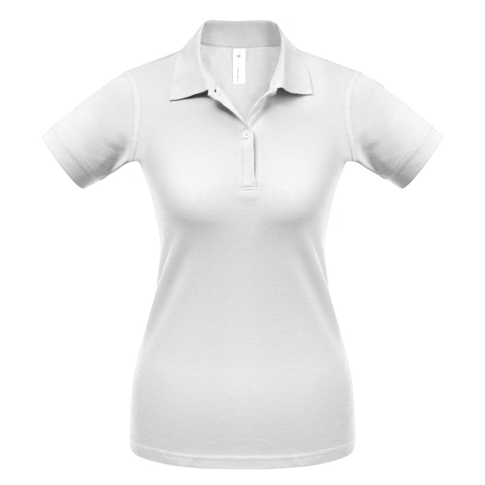 Рубашка поло женская Safran Pure белая, размер M