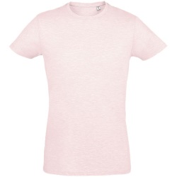 Футболка мужская приталенная Regent Fit розовый меланж, размер M