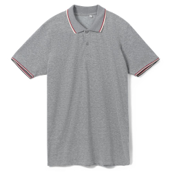 Рубашка поло мужская Paname Men черный меланж, размер 3XL