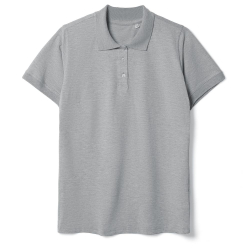 Рубашка поло женская Virma Stretch Lady, серый меланж, размер L