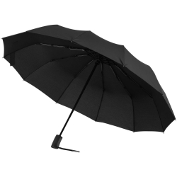 Зонт складной Fiber Magic Major с кейсом, черный