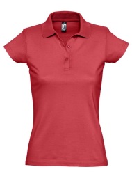 Рубашка поло женская Prescott women 170 красная, размер XL