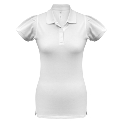Рубашка поло женская Heavymill белая, размер XL