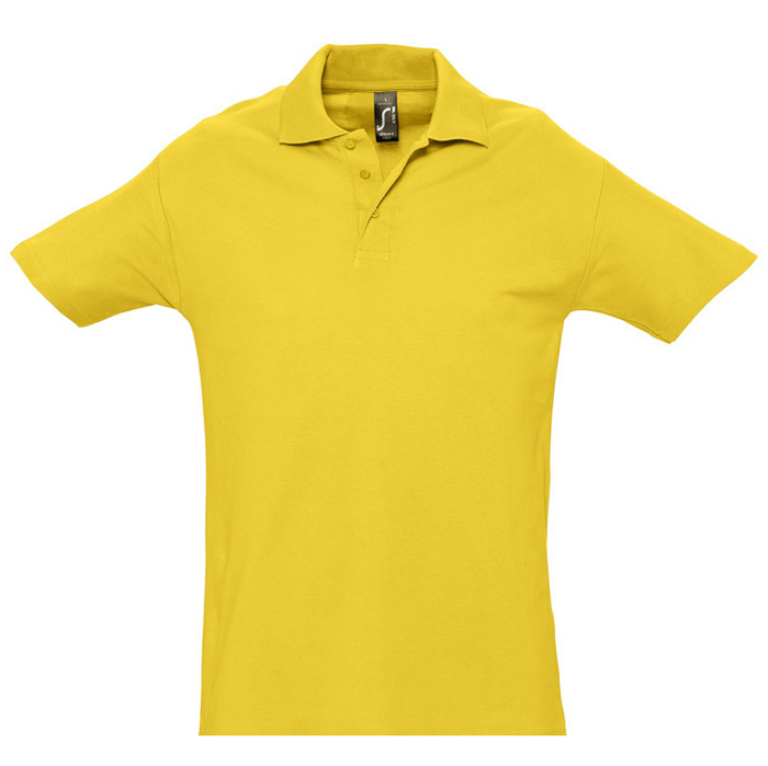 Рубашка поло мужская SPRING II,желтый,M,100% хлопок, 210/м2
