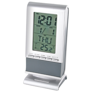 Часы, календарь, термометр с подсветкой 