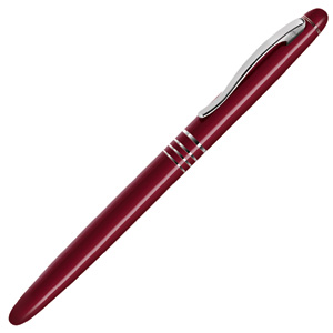 GLANCE, ручка-роллер, красный/хром, металл