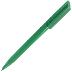 TWISTY, ручка шариковая, ярко-зеленый, пластик
