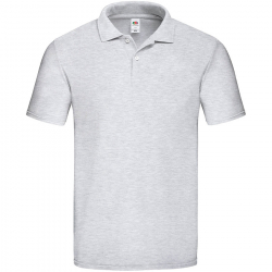 Поло мужское "Original Polo", серый меланж_XL, 100% х/б, 185г/м