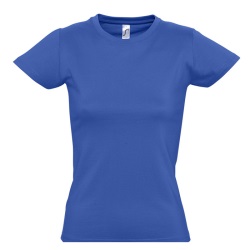 Футболка женская IMPERIAL WOMEN, ярко-синий_XL, 100% х/б, 190 г/м2