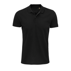 Рубашка поло мужская PLANET MEN, черный, 4XL, 100% органический хлопок, 170 г/м2