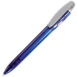 X-3 LX, ручка шариковая, прозрачный синий/серый, пластик