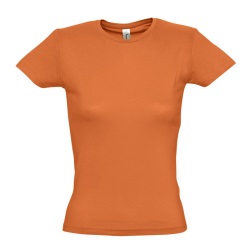 Футболка женская MISS, оранжевый, S, 100% хлопок, 150 г/м2