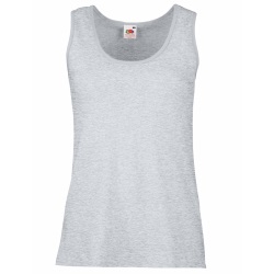 Майка женская "Lady-Fit Valueweight Vest", серо-лиловый_L, 97% х/б, 3% п/э, 165 г/м2