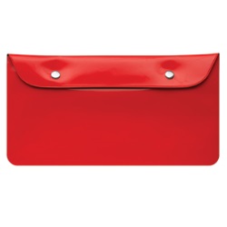 Бумажник дорожный "HAPPY TRAVEL", красный, 23.5*12.5 см, ПВХ, шелкография