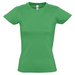 Футболка женская IMPERIAL WOMEN, ярко-зеленый_XL, 100% хлопок, 190 г/м2