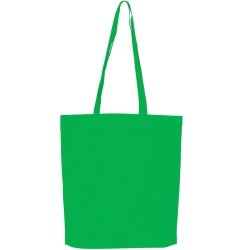 Сумка для покупок "PROMO"; зеленый яркий; 38 x 45 x 8,5 см; нетканый 80г/м2