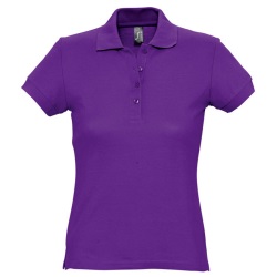 Поло женское PASSION, фиолетовый, S, 100% хлопок, 170 г/м2