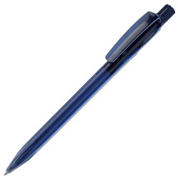 TWIN LX, ручка шариковая, прозрачный синий, пластик