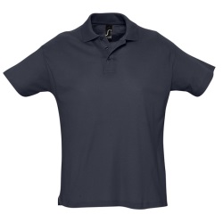 Рубашка поло мужская SUMMER II, тёмно-синий, 2XL, 100% хлопок, 170 г/м2