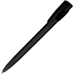 Ручка шариковая KIKI ECOLINE, черный/черный, экопластик