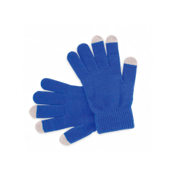 Перчатки сенсорные ACTIUM, синий, акрил 100%