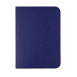 Обложка для паспорта "Impression", 10*13,5 см, PU, синий с серым