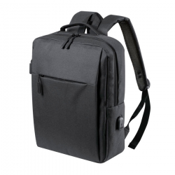 Рюкзак "Prikan", черный, 40x31x13 см, 100% полиэстер 600D