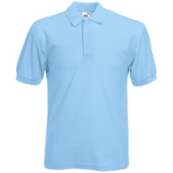 Рубашка поло мужская "65/35 Polo", небесно-голубой_2XL, 65% п/э, 35% х/б, 180 г/м2