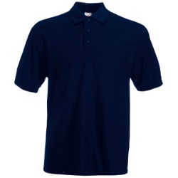 Рубашка поло мужская"65/35 Polo", глубокий темно-синий_S, 65% п/э, 35% х/б, 180 г/м2