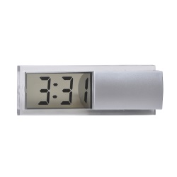 Часы электронные "Minimum", серебристые, 10*3*3 см, пластик