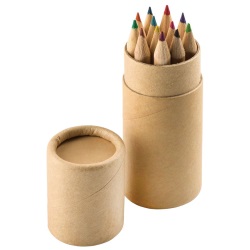 Набор цветных карандашей (12шт) "Игра цвета" в футляре, 3,5х10,3 см,дерево, картон