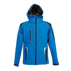 Куртка мужская "ARTIC", ярко-синий,M, 97% полиэстер, 3% эластан, 320 г/м2