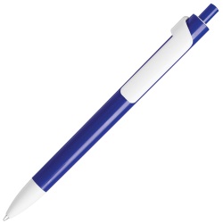 FORTE, ручка шариковая, синий/белый, пластик