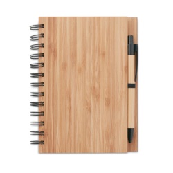 BAMBLOC Бамбуковый блокнот с ручкой