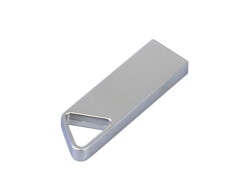 USB 2.0-флешка на 128 Гб с мини чипом, компактный дизайн, отверстие треугольной формы для цепочки