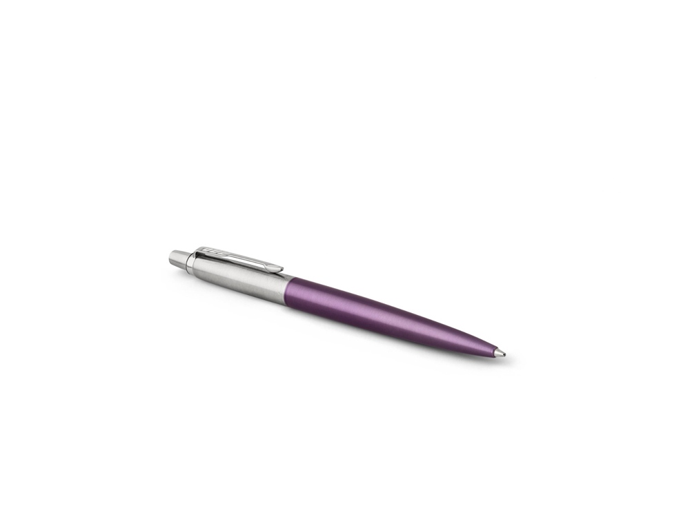 Шариковая ручка Parker Jotter Victoria Violet Chrome CT, стержень:M, цвет чернил: blue в подарочной блистерной упаковке