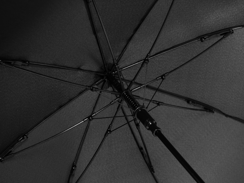 Зонт-трость 2382 Giant с большим куполом, полуавтомат, черный