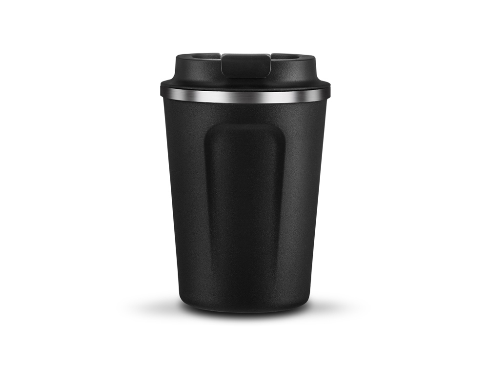 Термокружка CAFe COMPACT, 380 мл, черный