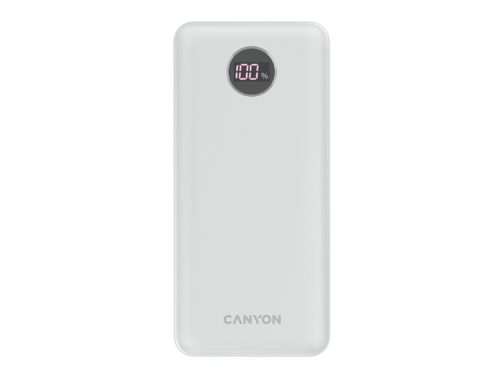 Портативный аккумулятор Canyon PB-2002 (CNE-CPB2002W), белый
